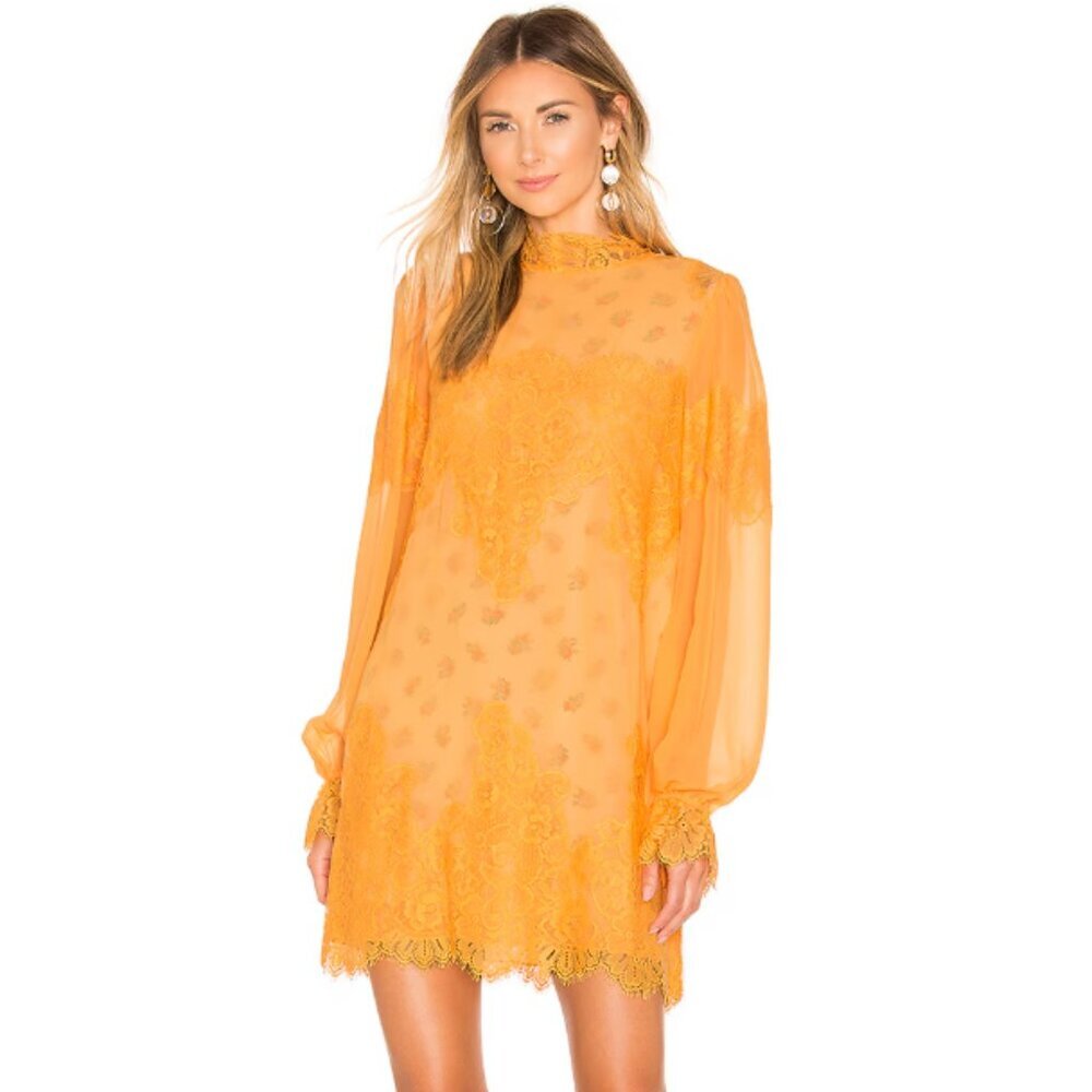We are HAH /Free people/Revolve  - Queen 4 A Day Dress - Mango- Size S